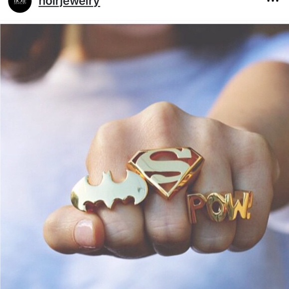 nOIr Jewelry 2013 Bang DC comics silver tone ring size 6 - Picture 8 of 14